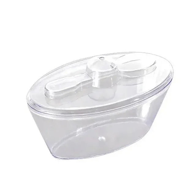 THE BAKING CURV MOOUSE CUP OVAL BIG WITH FORK (DK-131) - PACK OF 12