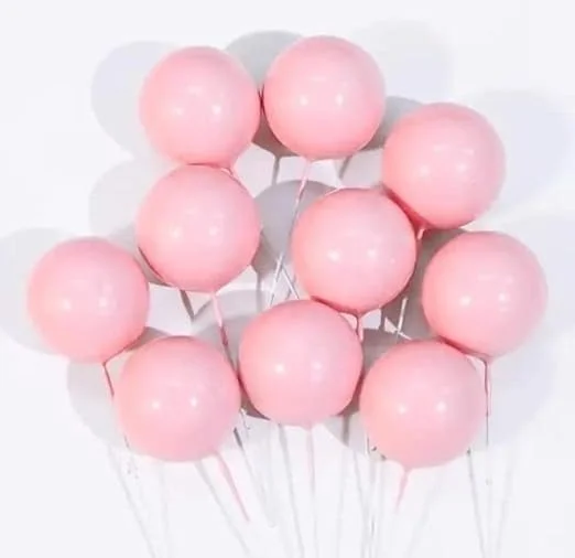 Faux Ball Pink – Decorative Balls for Cakes, Crafts & Festive Decor