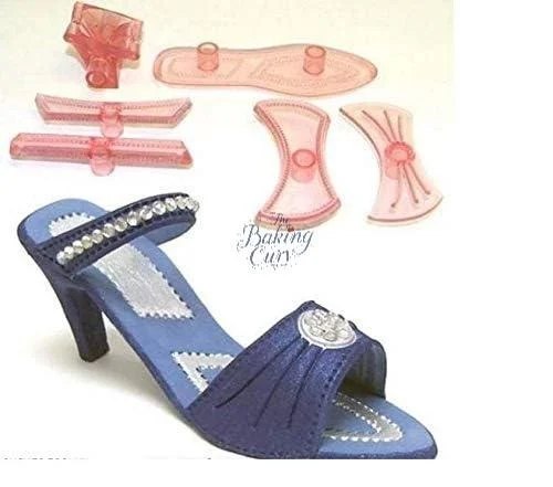Plastic Fondant Cutter Lady’s Shoe Cutter Mould Cake Decoration Tool