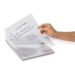 The Baking Curv Premium OHP Transparency Film A4 Size - Pack Of 10