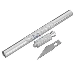 The Baking Curv Precision Craft Knife – Sharp Detailing Cutter for Fondant, Stencils, Detail Pen Knife With 5 Interchangeable Sharp Blades