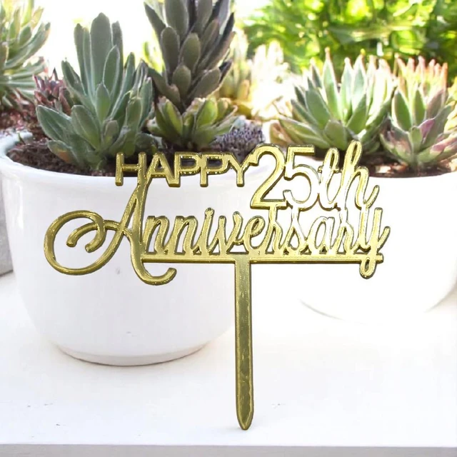 25th Anniversary Topper