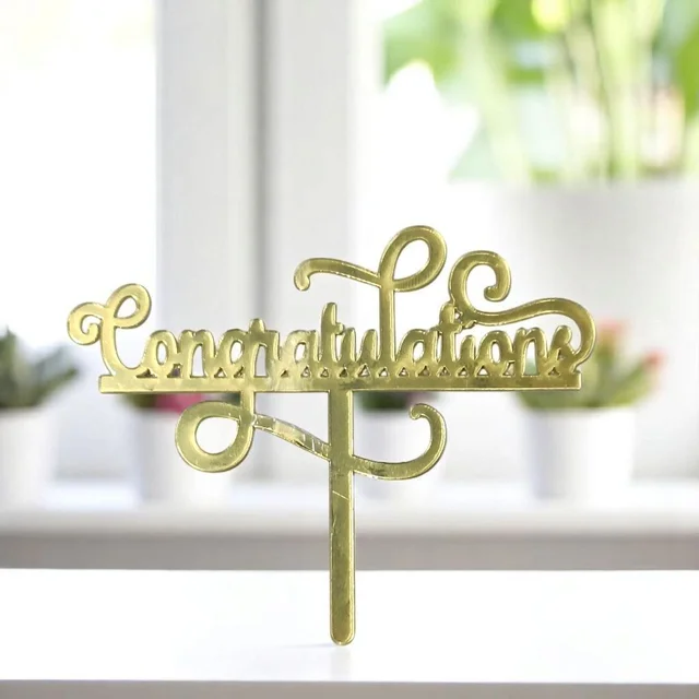 Congratulations Cake Topper