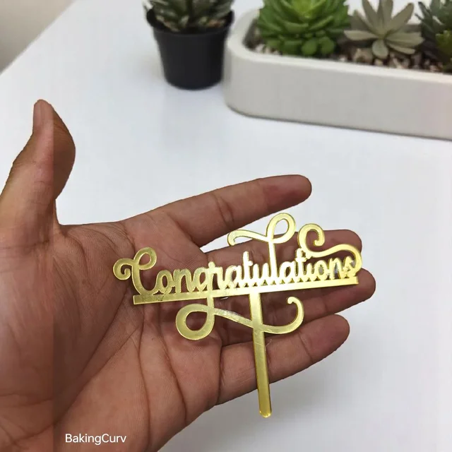 Congratulations Cake Topper