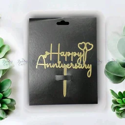 Happy Anniversary Cake Topper