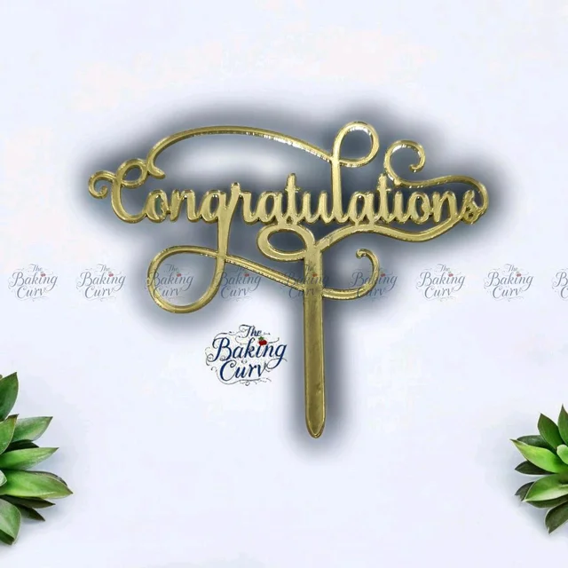 Congratulations Cake Topper