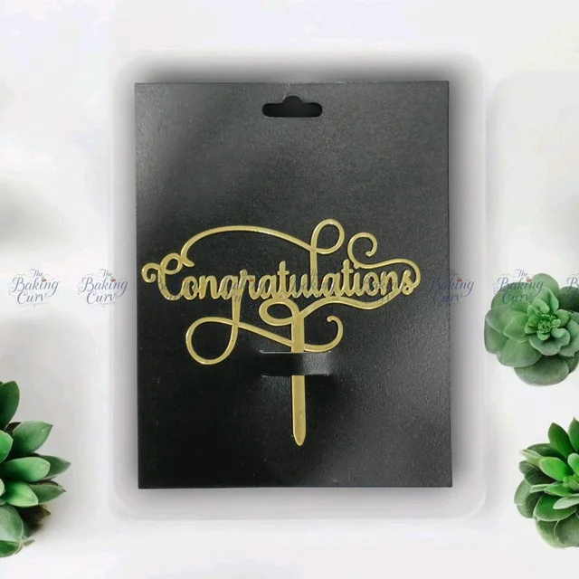 Congratulations Cake Topper