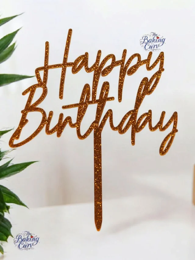 Happy Birthday Cake Topper