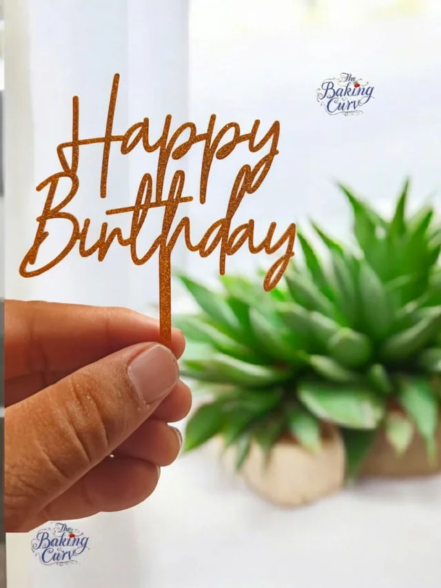 Happy Birthday Cake Topper