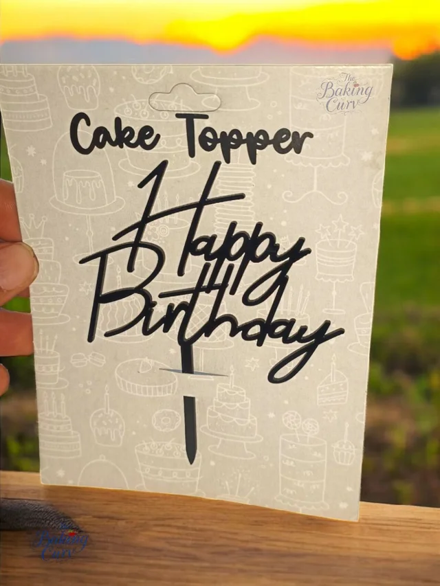 Happy Birthday Cake Topper