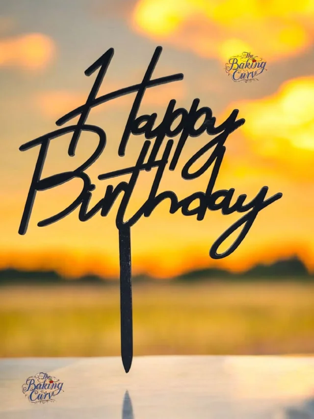 Happy Birthday Cake Topper