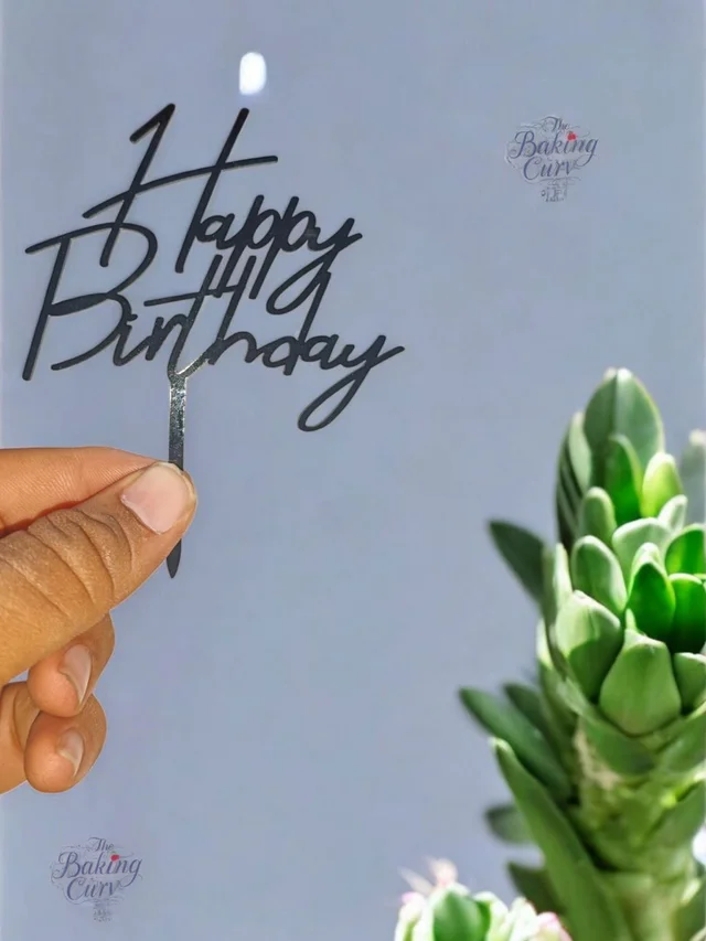 Happy Birthday Cake Topper
