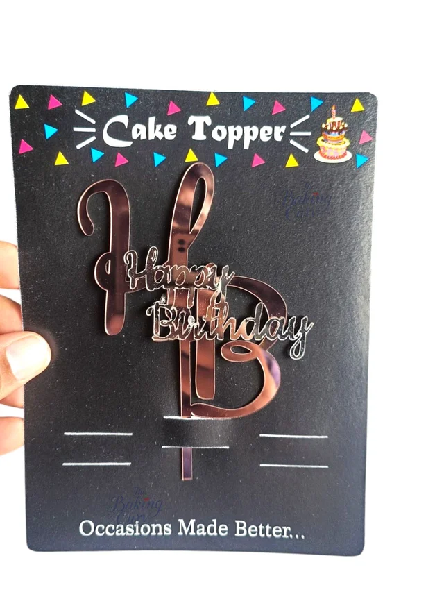 Happy Birthday Cake Topper
