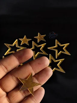Star Shape Cutout Cake Topper