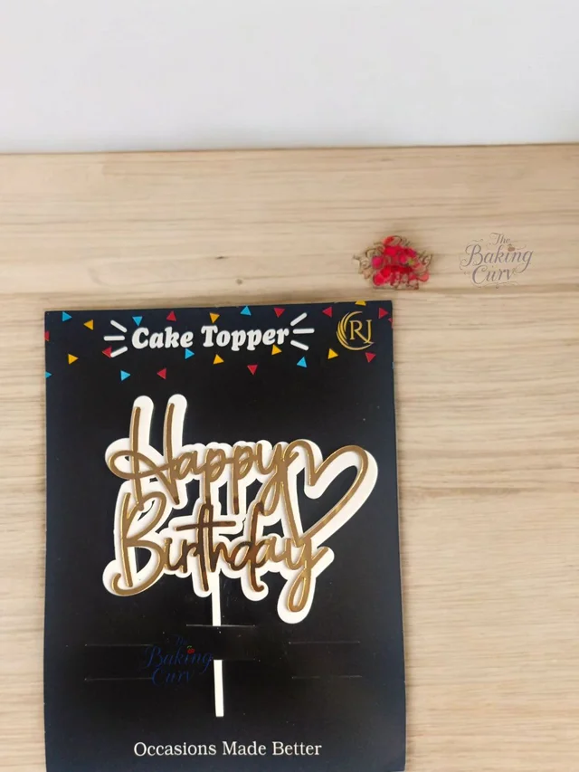 Happy Birthday Cake Topper