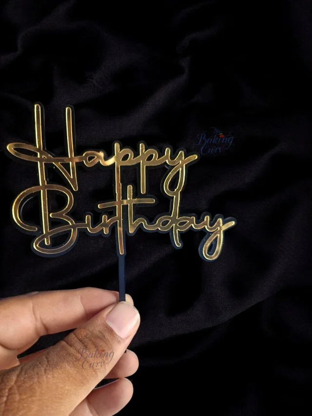 Happy Birthday Cake Topper