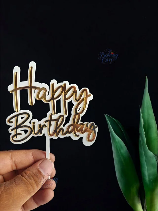 Happy Birthday Cake Topper