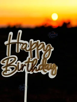 Happy Birthday Cake Topper
