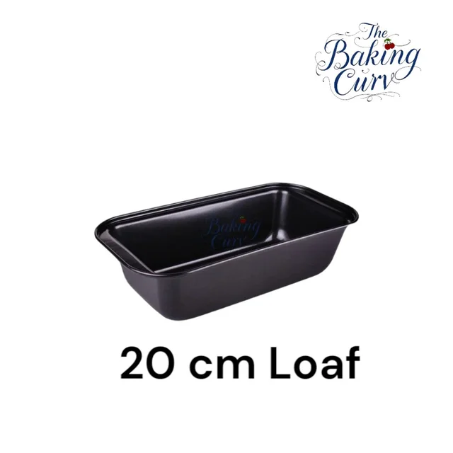 The Baking Curv 25 cm Non-Stick Bread Loaf Tin – Ideal for Baking Cakes, Breads - 20 Cm