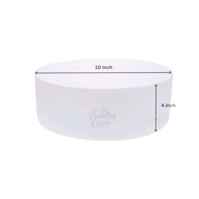 The Baking Curv High Density Dummy Cake 10 X 4|Cake Decoration