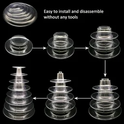 The Baking Curv Macroon Cake Holder For Event , Party