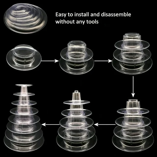 The Baking Curv Macroon Cake Holder For Event , Party