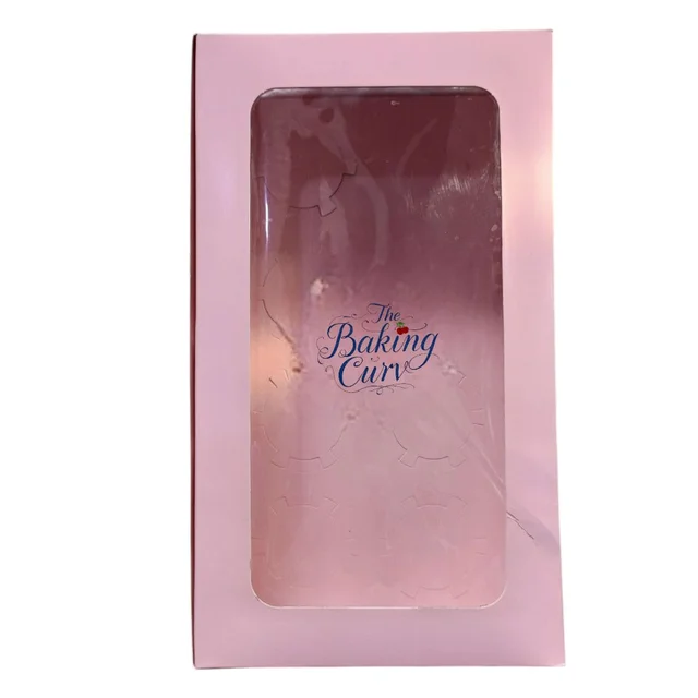 The Baking Curv 8 Cavity Cup Cake Box - Pink, Pack Of 5