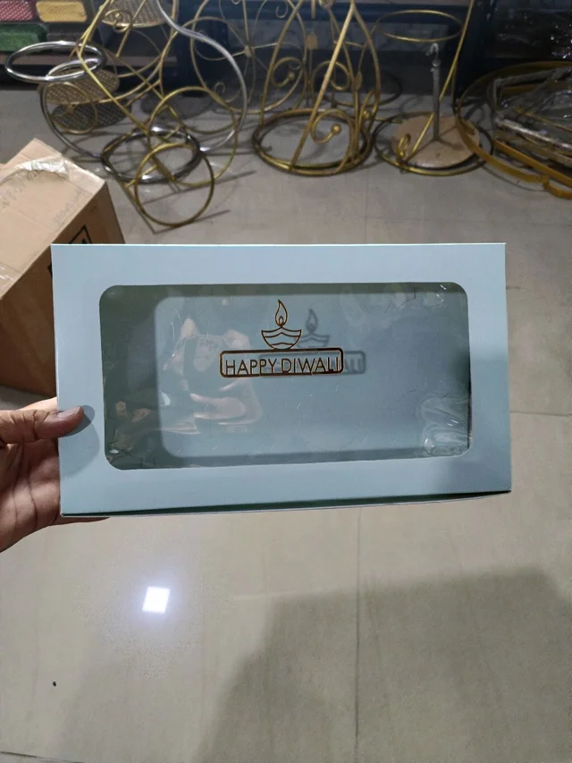 The Baking Curv 8 Cavity Cup Cake Box - Pack 5, Blue