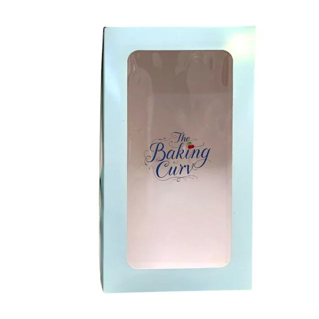 The Baking Curv 8 Cavity Cup Cake Box - Pack Of 25, Blue