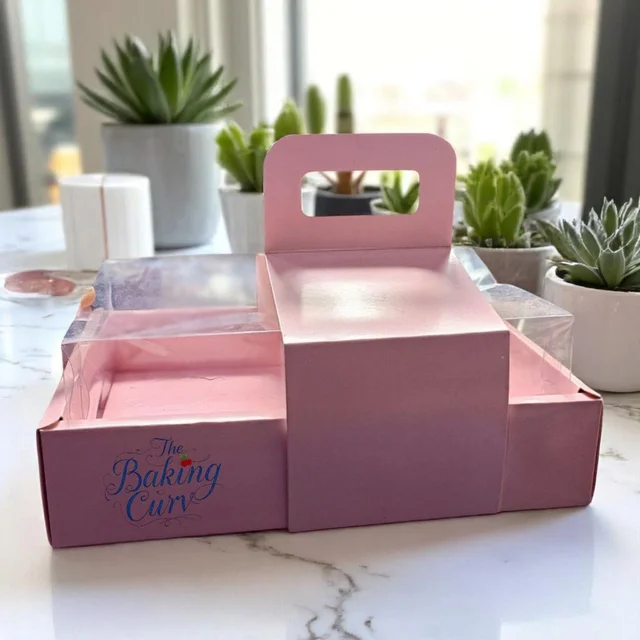 The Baking Curv 6 Cavity Cup Cake Box