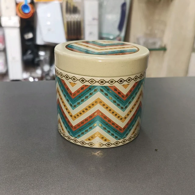 The Baking Curv Cookie Jar Tin Printed Small Assorted