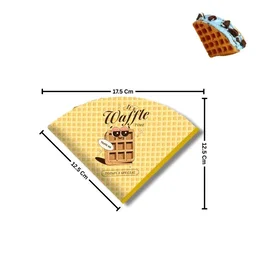 The Baking Curv Waffle Paper Cone - Pack of 100