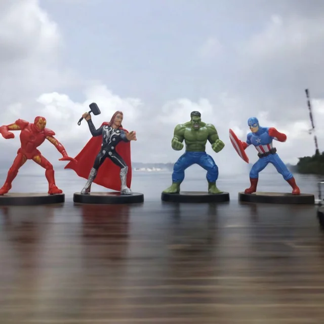 The Baking Curv Avenger Toys Set Of 4