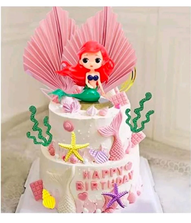 The Baking Curv Mermaid Toy Cake Topper
