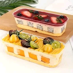 The Baking Curv Oblonged Pvc Rectangle Transperent Container