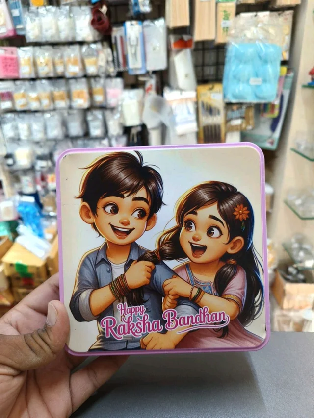 Rakshabandhan Cookie Tin Purple