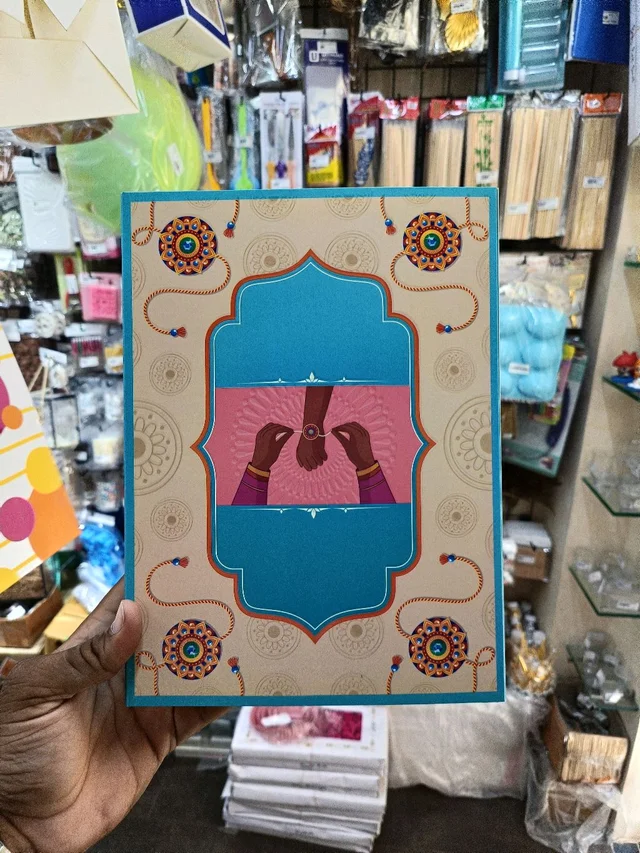 The Baking Curv Rakshabandan Hamper Box Sky Blue