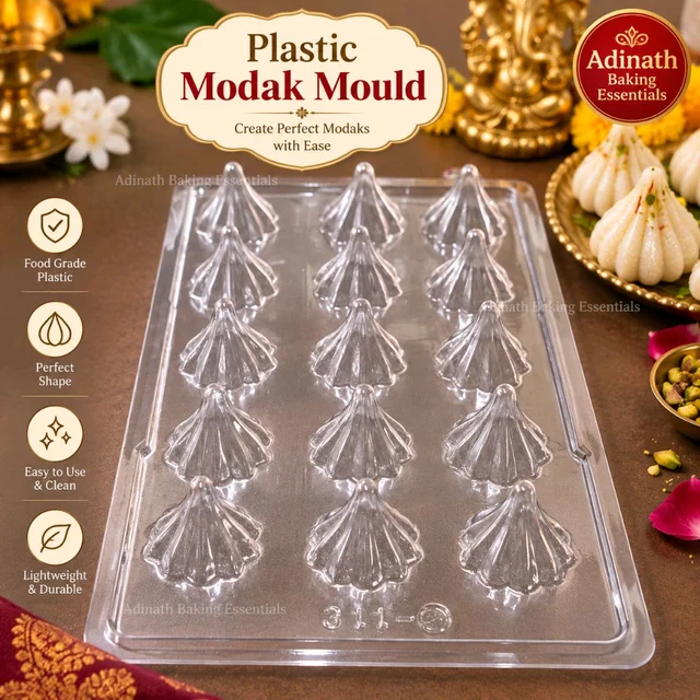 Plastic Modak Mould TBC-1