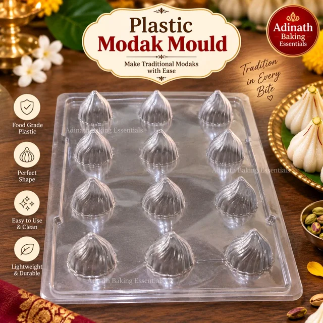 Plastic Modak Mould TBC-2