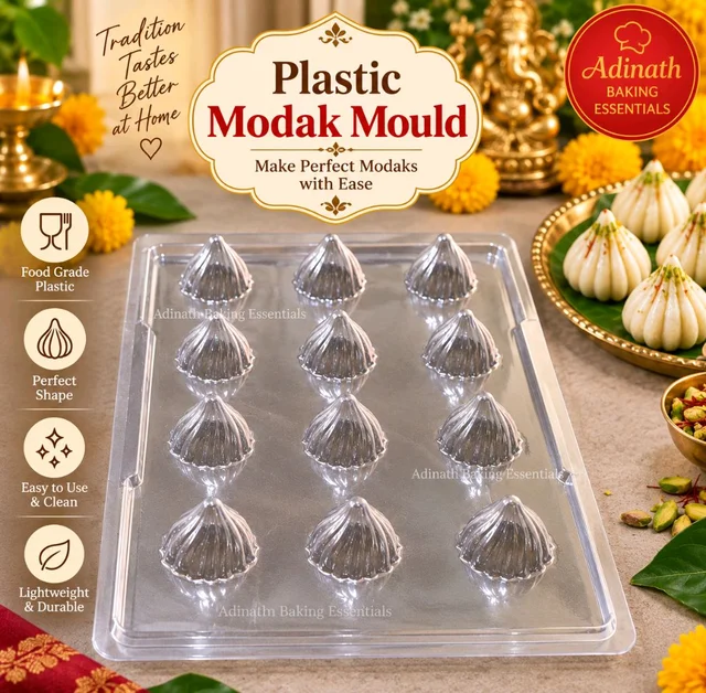 Plastic Modak Mould TBC-3
