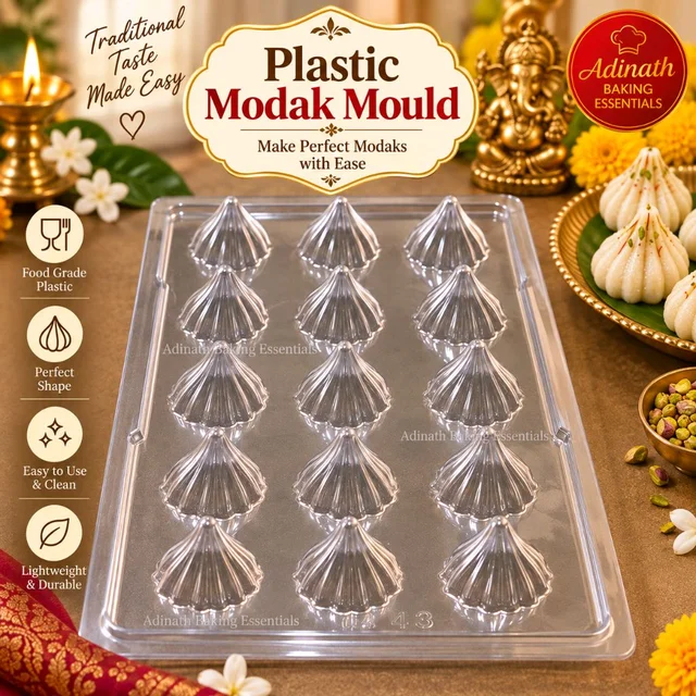 Plastic Modak Mould TBC-4