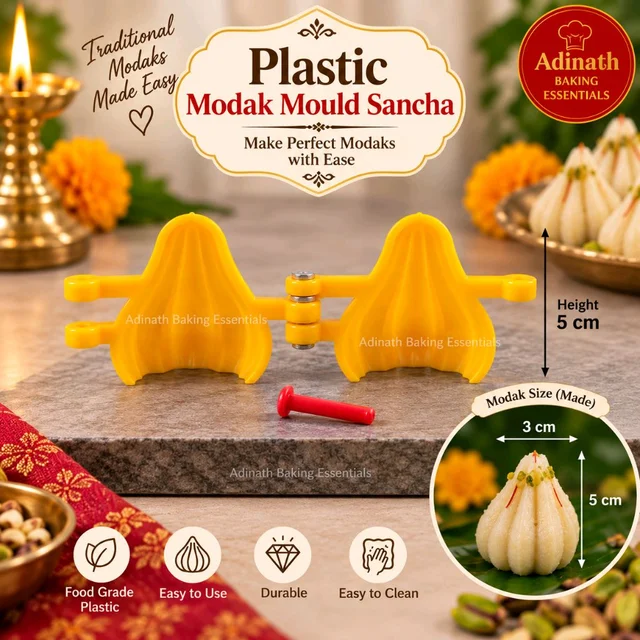 Plastic Modak Mould Sancha No 2