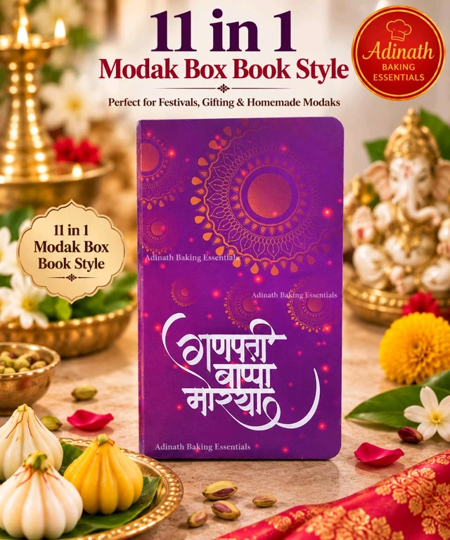 11 In 1 Modak Box Book Style 