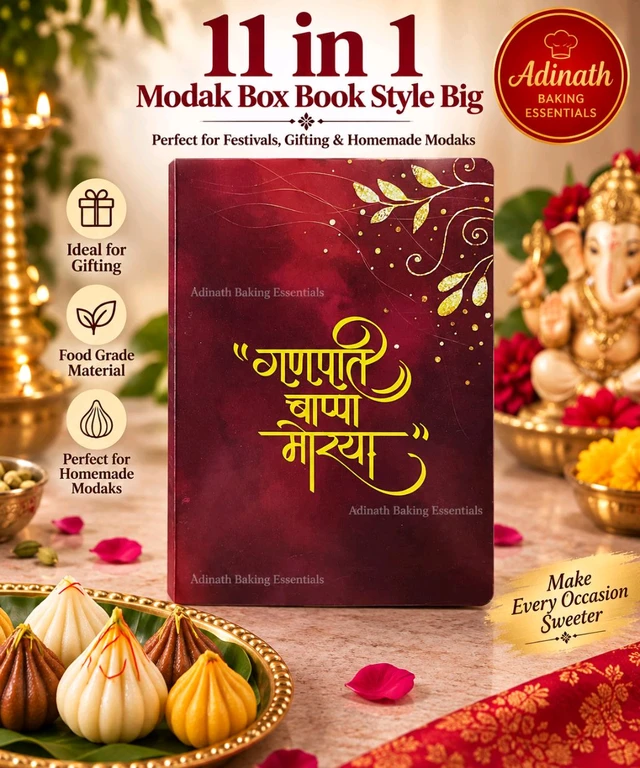 11 In 1 Modak Box Book Style Big