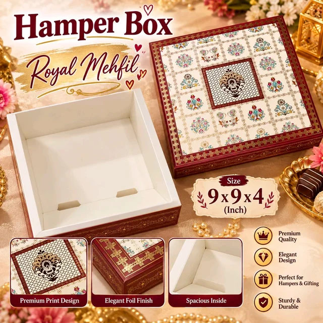 The Baking Curv Diwali Hamper Box - Royal Mehfil