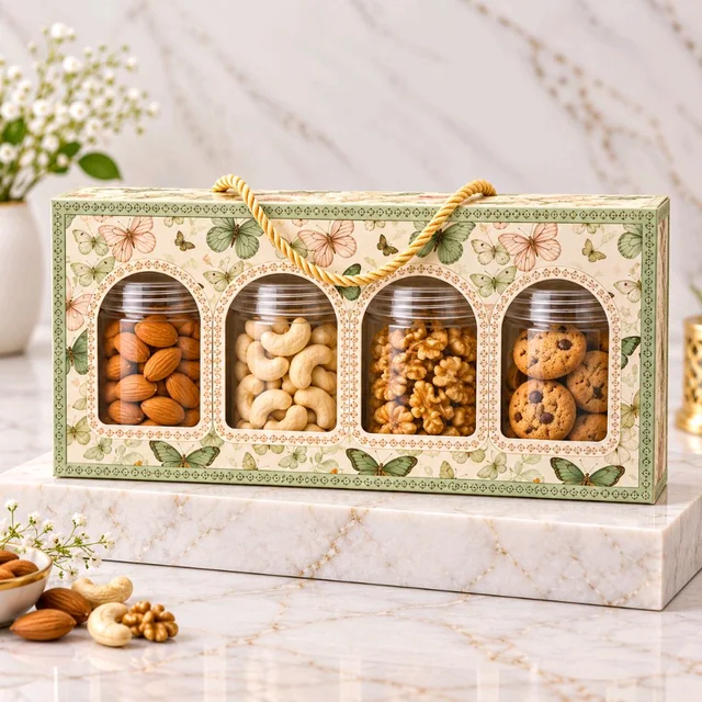 4 Jar Box - Butterfly Bliss