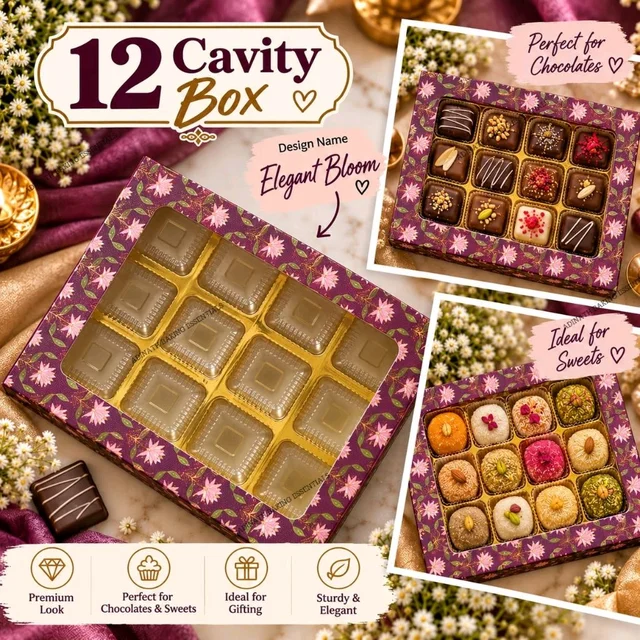12 Cavity Box - Elegant Bloom