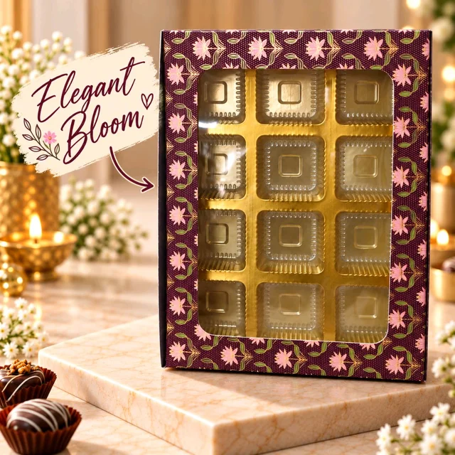 12 Cavity Box - Elegant Bloom