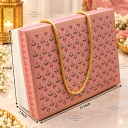 Royal Rose Floral Print Hamper Box