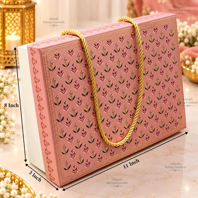 Royal Rose Floral Print Hamper Box